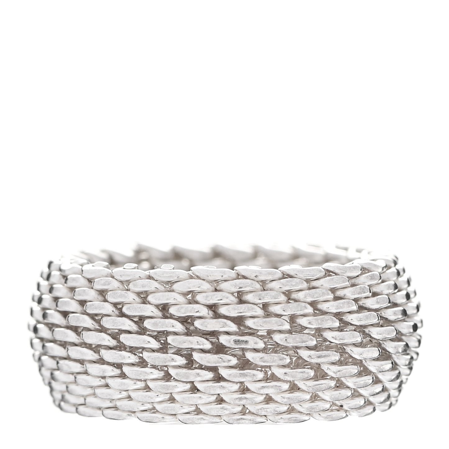 Sterling Silver Somerset Mesh Ring 57 8