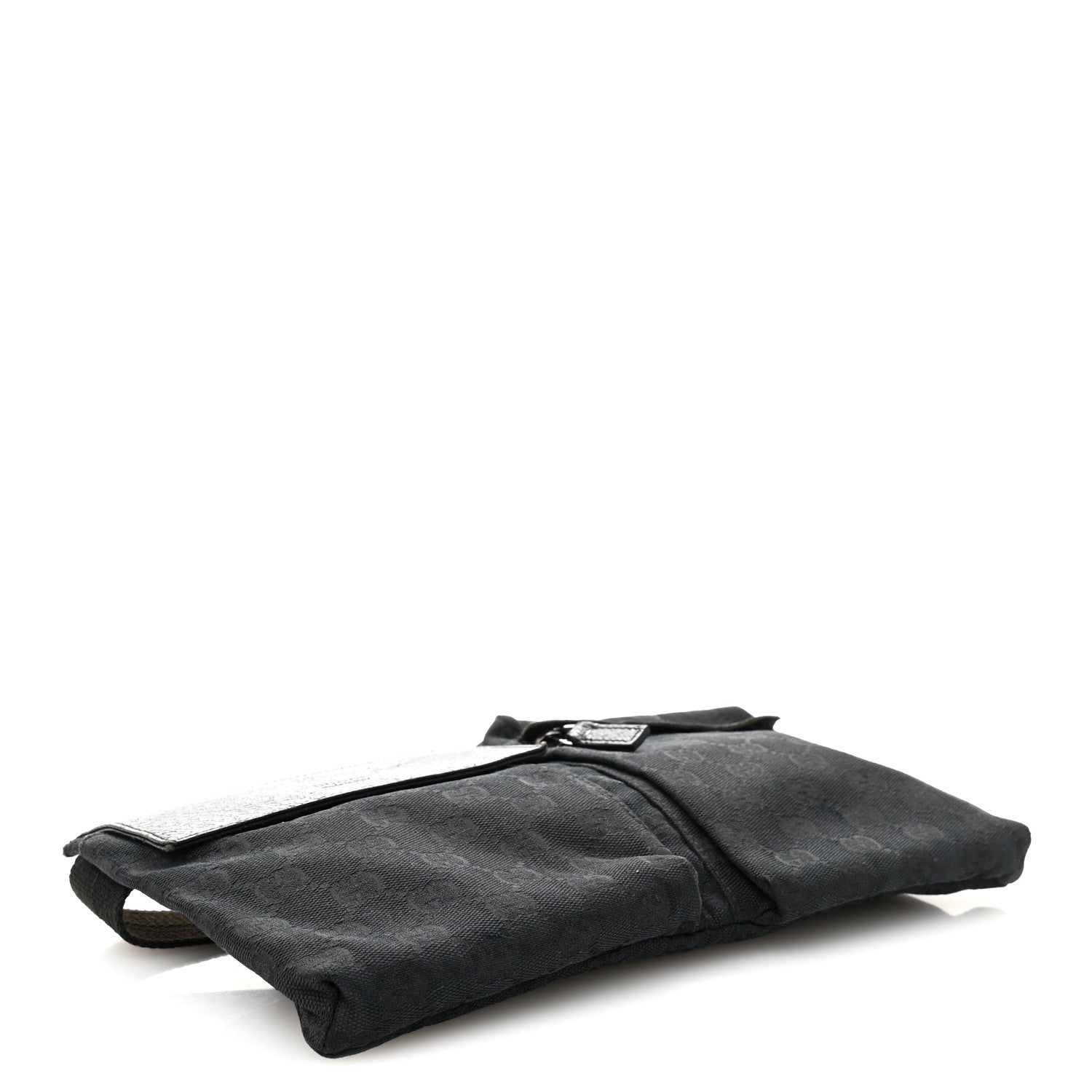 Gucci GG Monogram Double Pocket Belt Bag Black 4 of 11