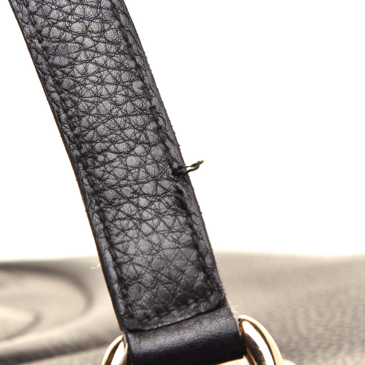 Gucci Pebbled Calfskin Large Soho Top Handle Bag Black 10 of 10