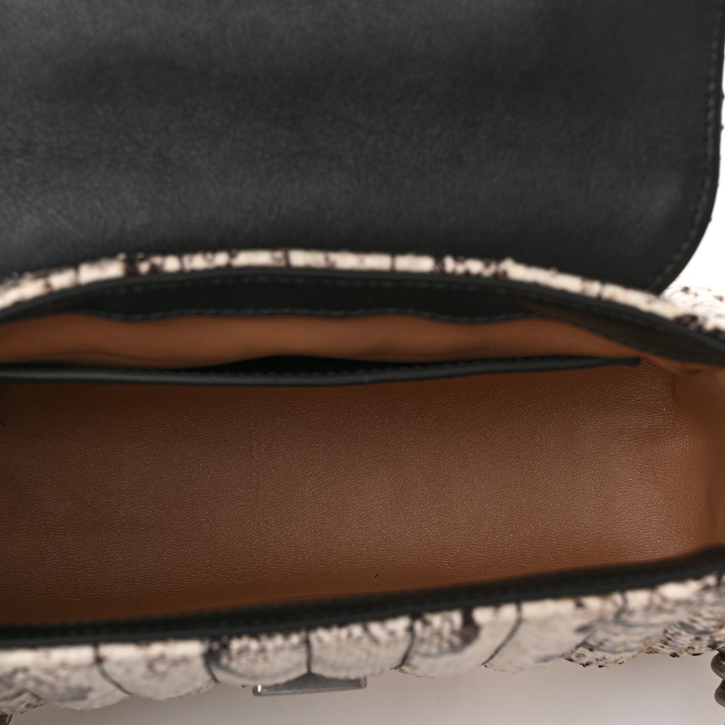 Snakeskin Matelasse Aria Mini GG Marmont Top Handle Shoulder Bag Roccia