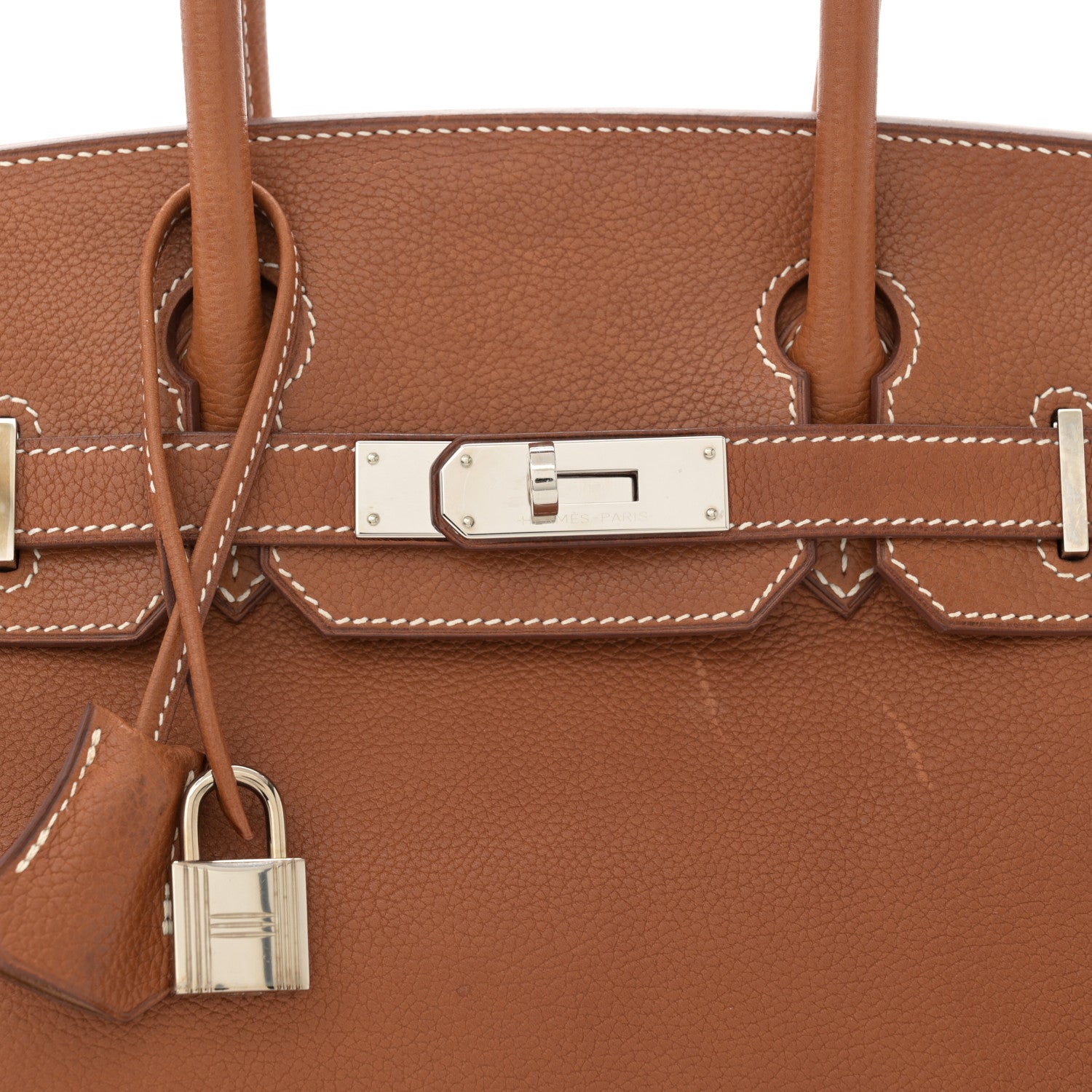 Hermes Natural Barenia Faubourg Birkin 30 Fauve 8 of 14