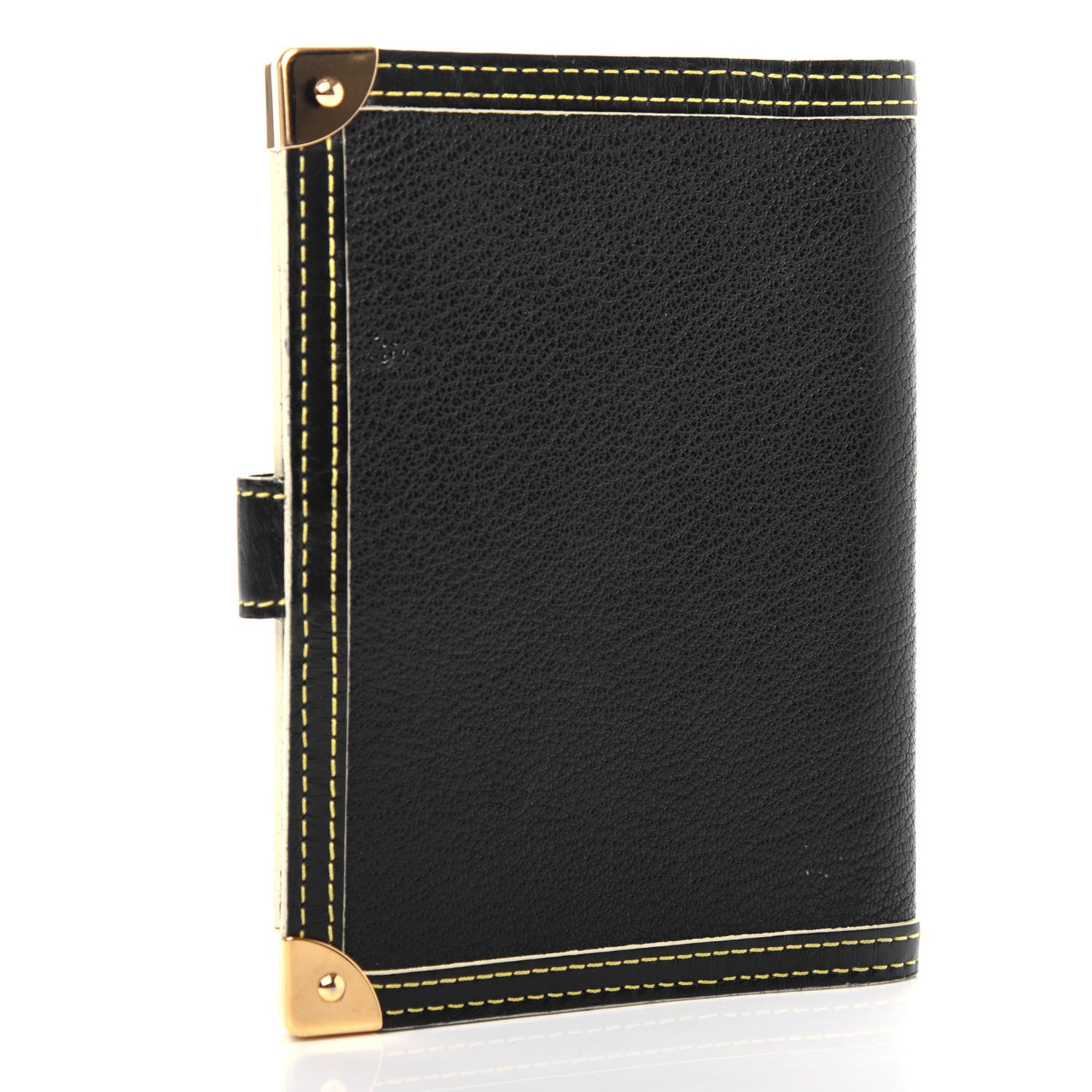 Louis Vuitton Suhali Small Ring Agenda Cover Black 3 of 7