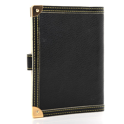 Louis Vuitton Suhali Small Ring Agenda Cover Black 3 of 7