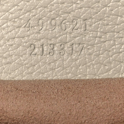 Gucci GG Supreme Monogram Textured Dollar Calfskin Web Small Ophidia Dome Shoulder Bag Beige Ebony Mystic White 7 of 10