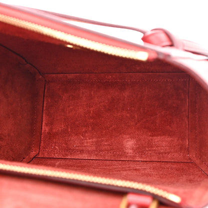 Celine Grained Calfskin Nano Belt Bag Ruby 5 of 9