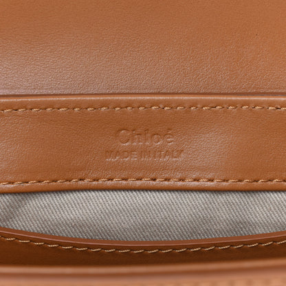 Chloe Shiny Calfskin Suede Mini C Bag Brown 6 of 9