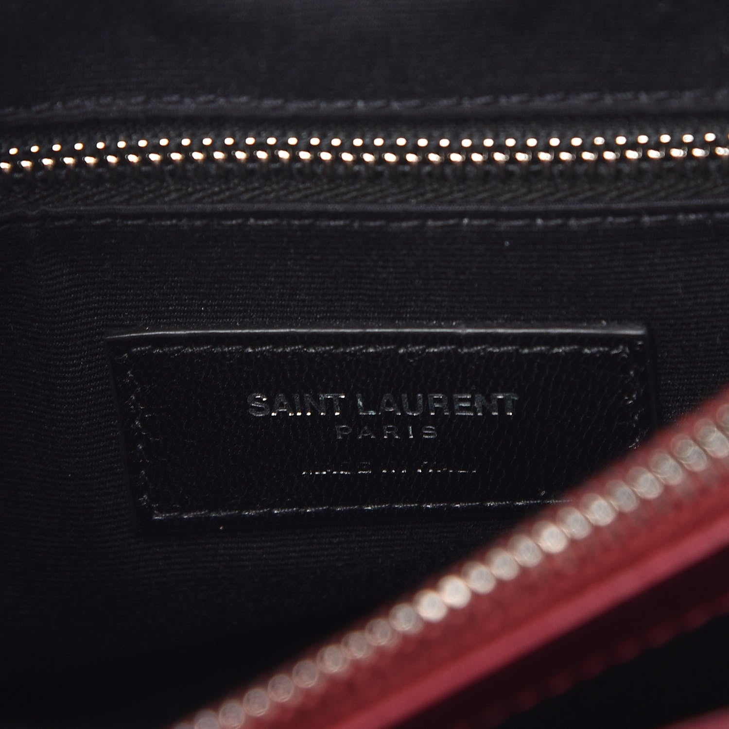 Saint Laurent Calfskin Y Quilted Monogram Medium Loulou Chain Satchel Palissandre 6 of 8