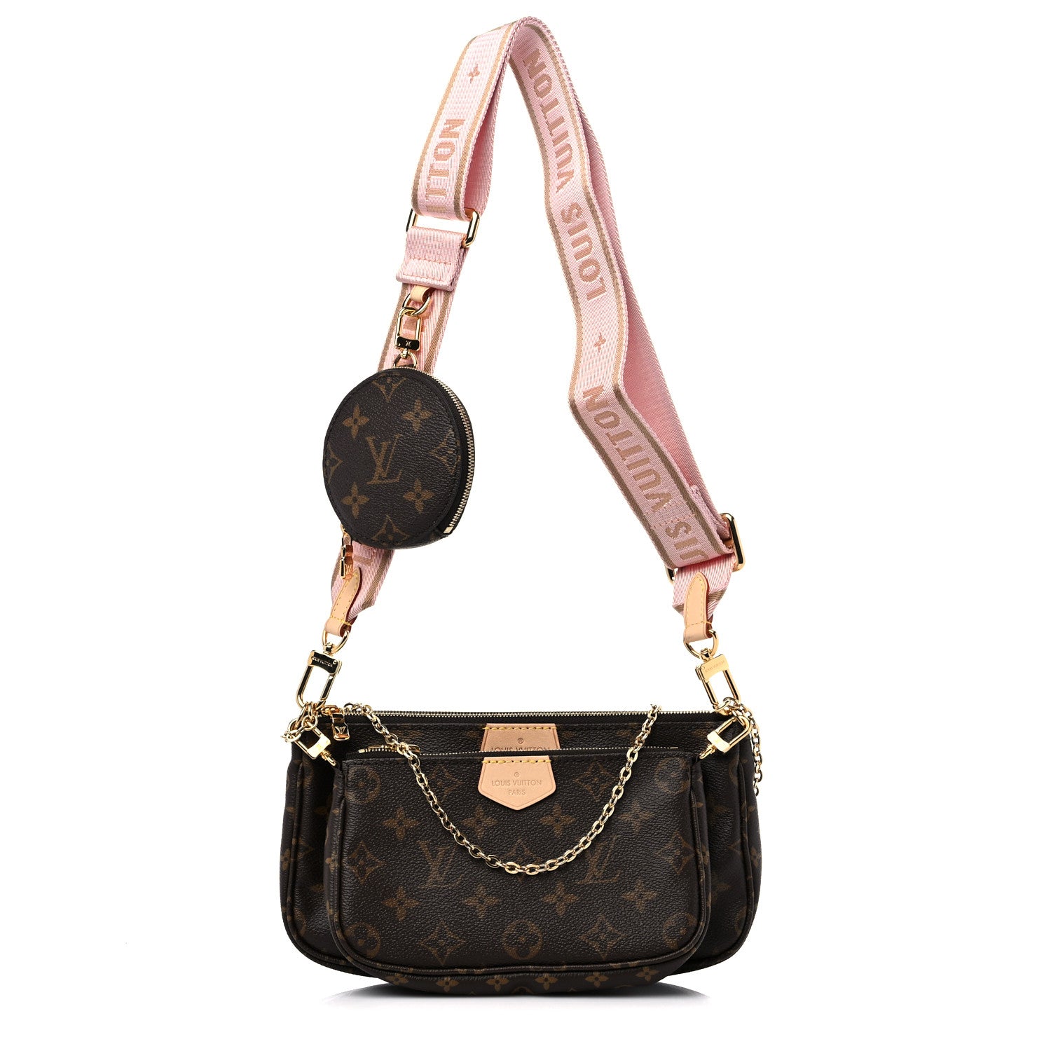 Louis Vuitton Monogram Multi Pochette Accessories Rose Clair 1 of 13