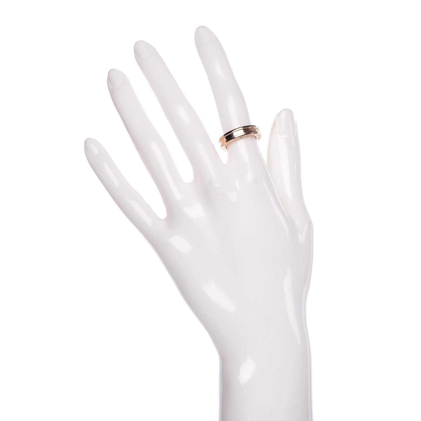 18K Rose Gold B.Zero1 One-Band Ring 48 4.5