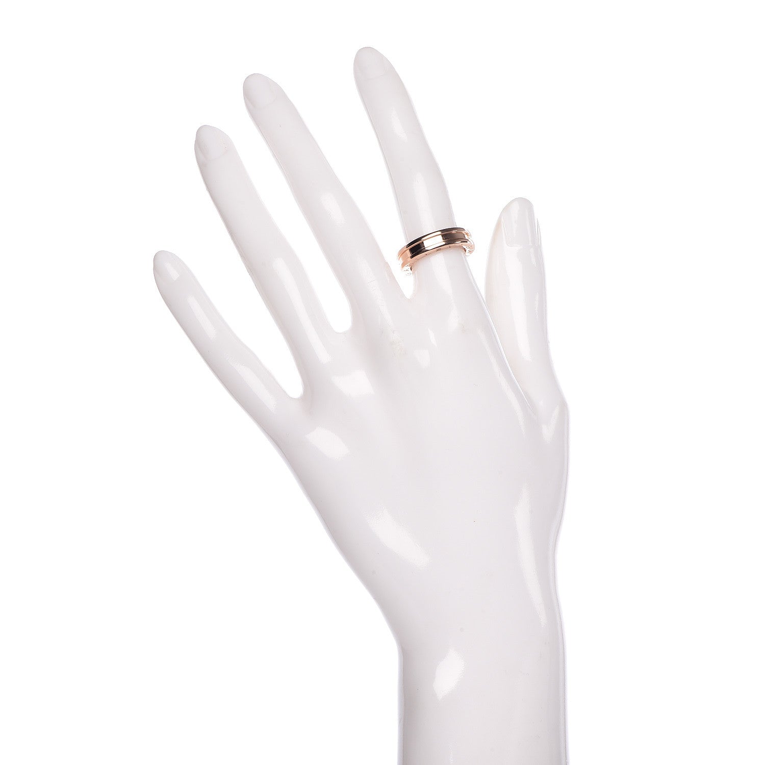 Bulgari 18K Rose Gold B.Zero1 One-Band Ring 48 4.5 2 of 5