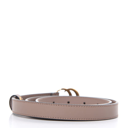 Gucci Calfskin Double G 20mm Belt 80 32 Porcelain Rose 3 of 6