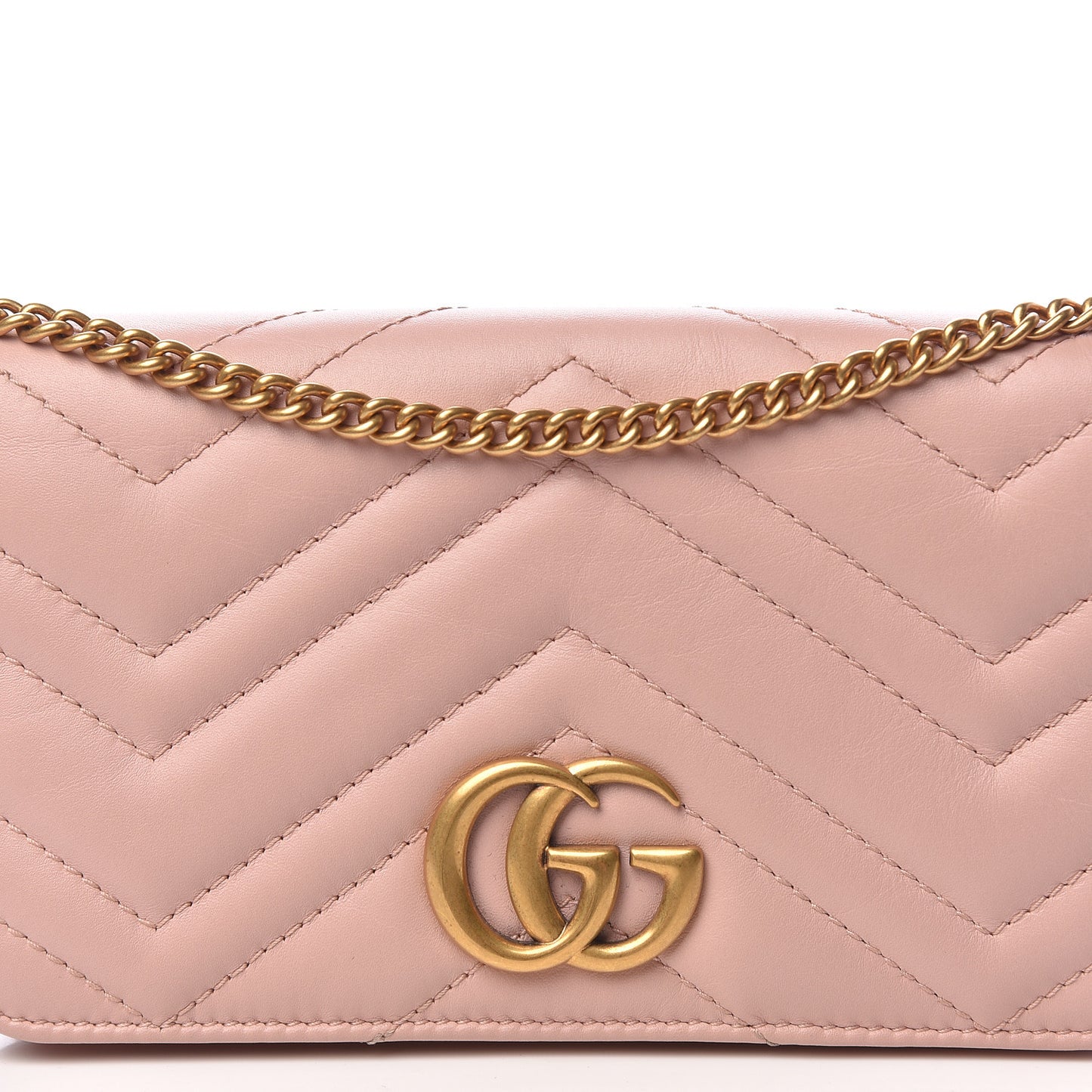 Calfskin Matelasse GG Marmont Mini Bag Perfect Pink