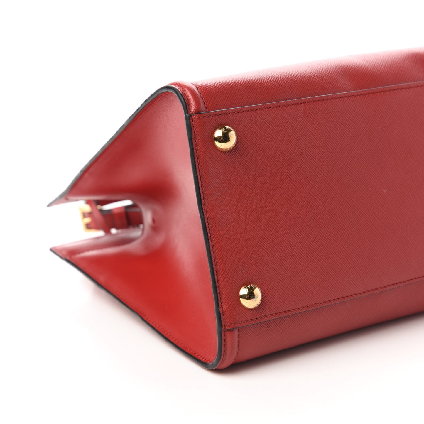 Saffiano Soft Calfskin Tote Fuoco