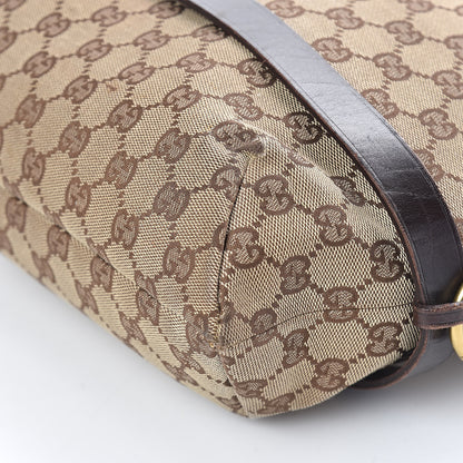 Gucci Monogram Calfskin Tote Dark Brown 16 of 18