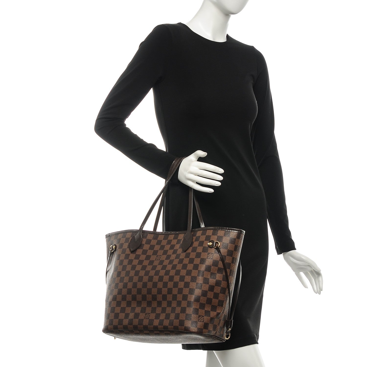 Louis Vuitton Damier Ebene Neverfull MM 2 of 8