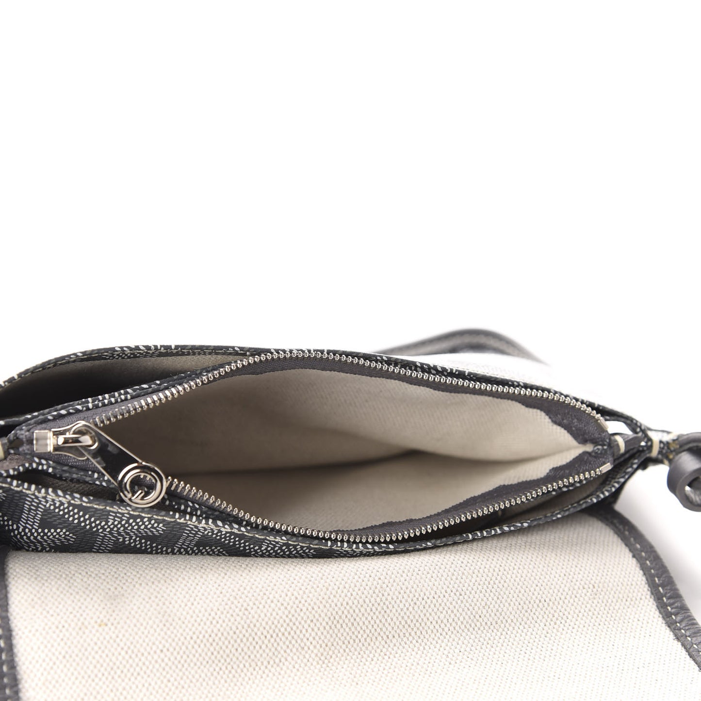 Goyardine Plumet Wallet Clutch Grey