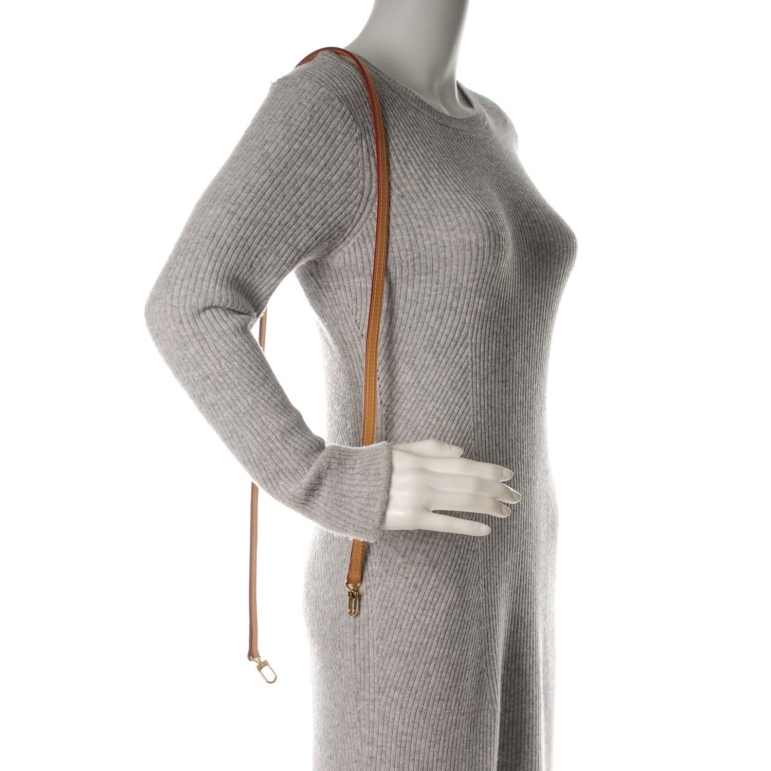 Louis Vuitton Vachetta Long Shoulder Strap VVN 2 of 4