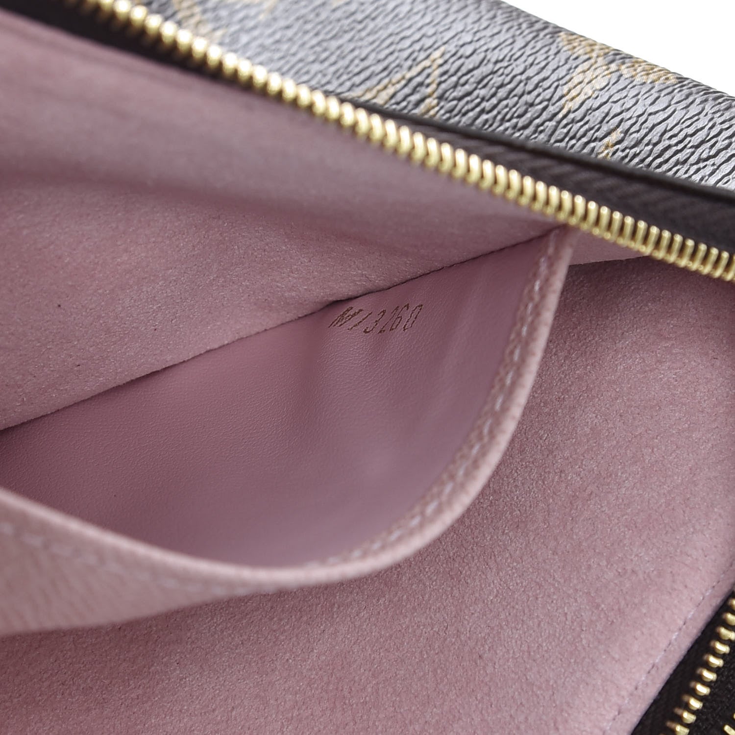 Louis Vuitton Monogram 2020 Christmas Animation Big Wheel Double Zip Pochette Rose Ballerine 7 of 10