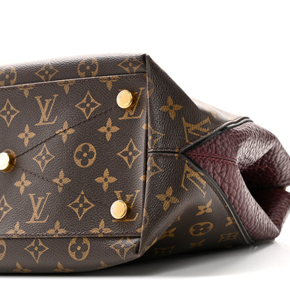 Louis Vuitton Ostrich Lizard Majestueux Tote MM Bordeaux 9 of 9