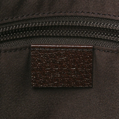 Gucci Monogram Web Medium Flat Messenger Bag Brown 6 of 10