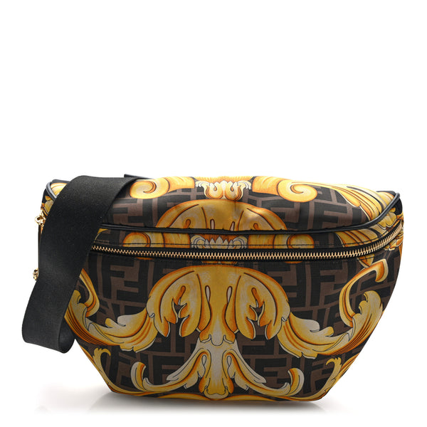 Fendi X VERSACE Nylon Cuoio Romano Fendace FF Baroque Belt Bag
