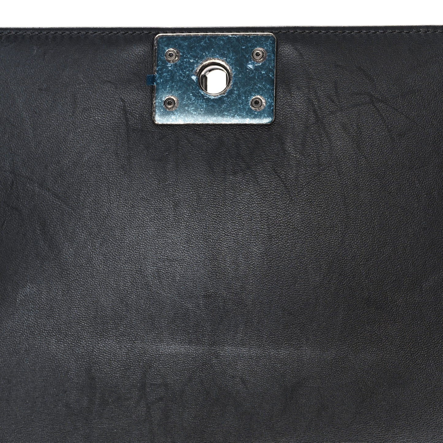 Lambskin Quilted Medium Boy Flap Black