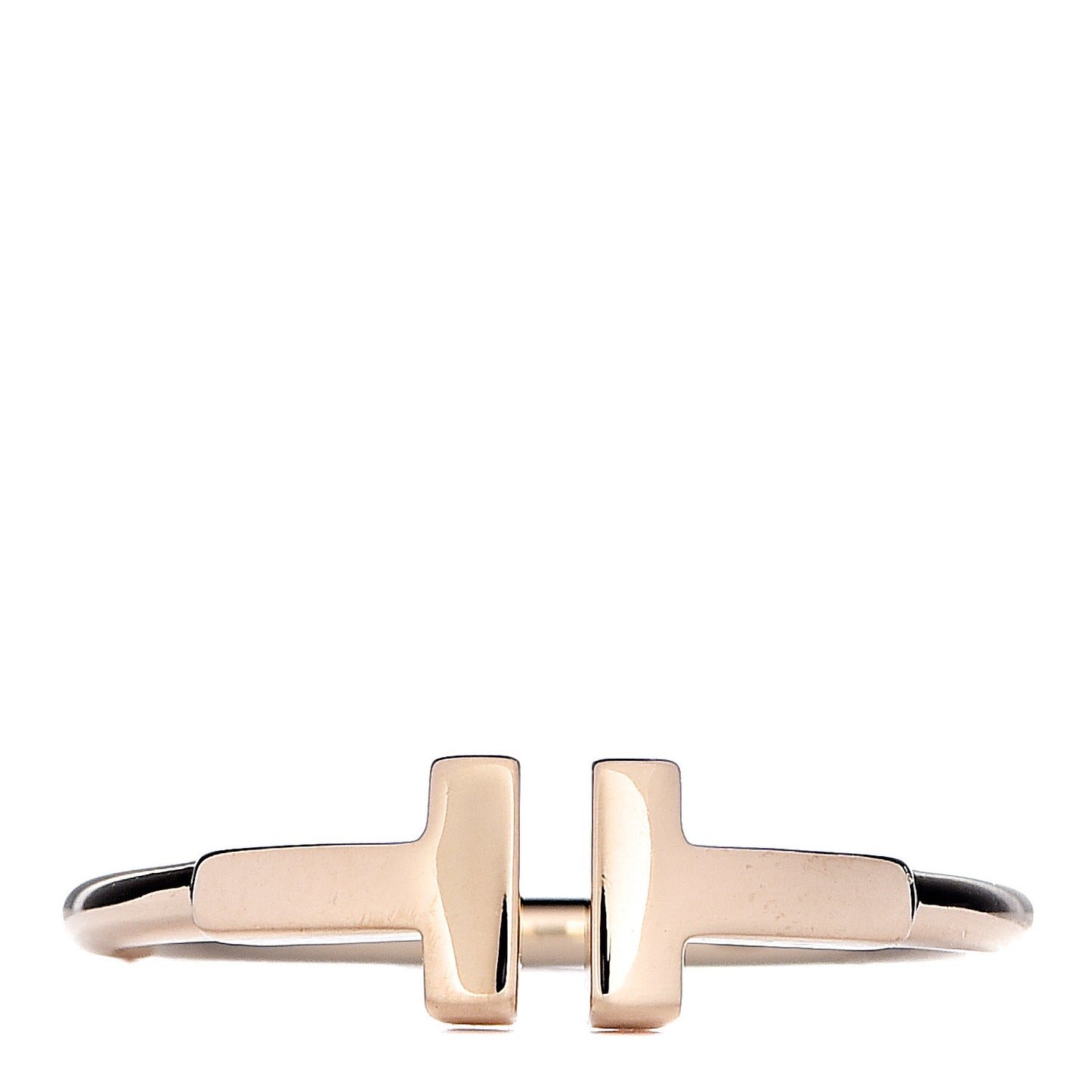 18K Yellow Gold T Wire Ring 55 7.25