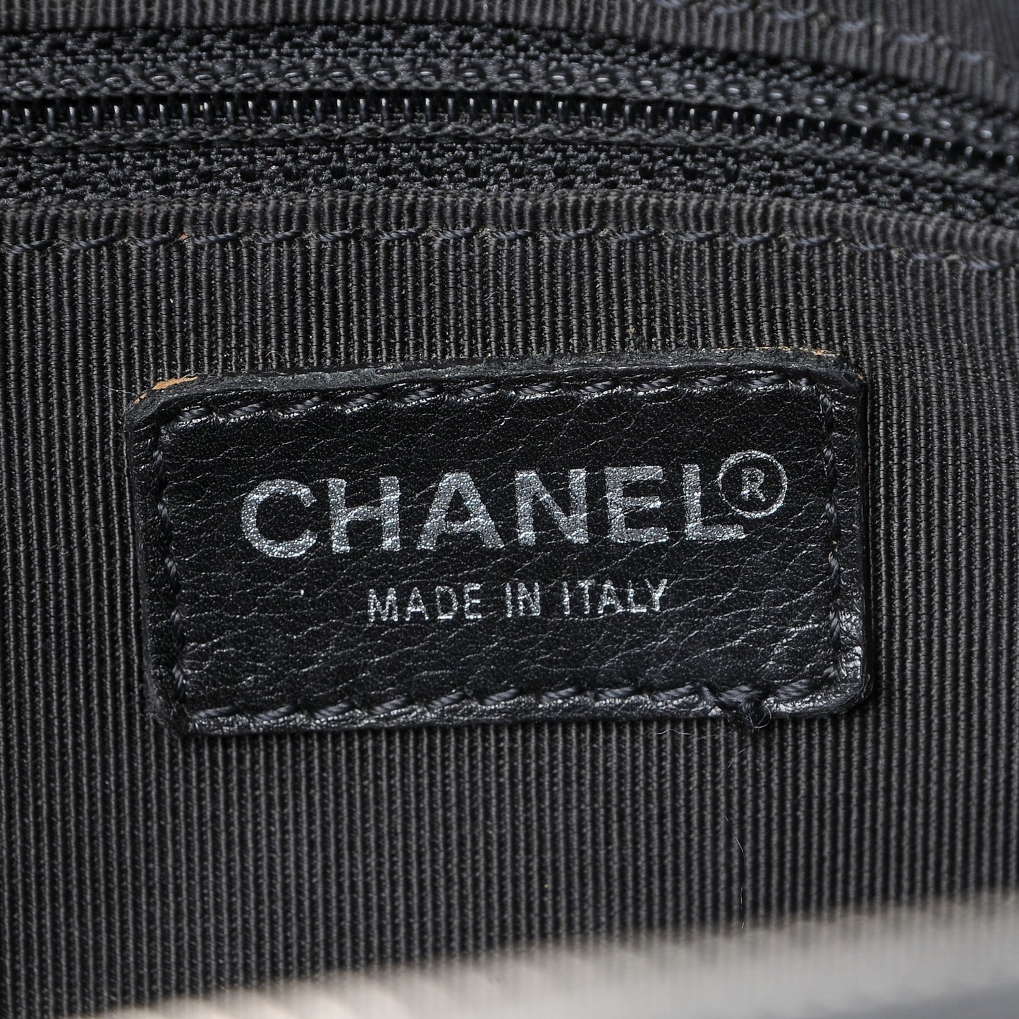 Caviar Quilted Bowler Black
