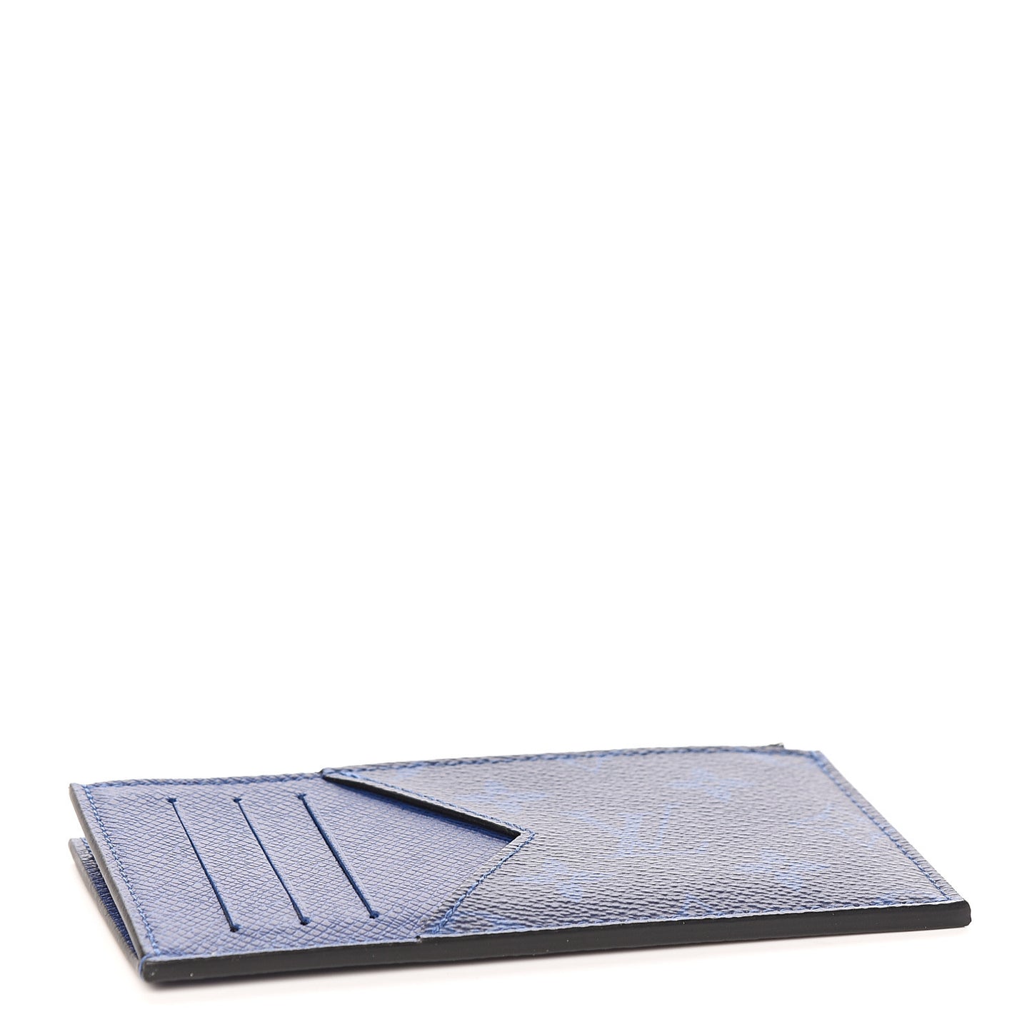 Monogram Taiga Coin Card Holder Cobalt