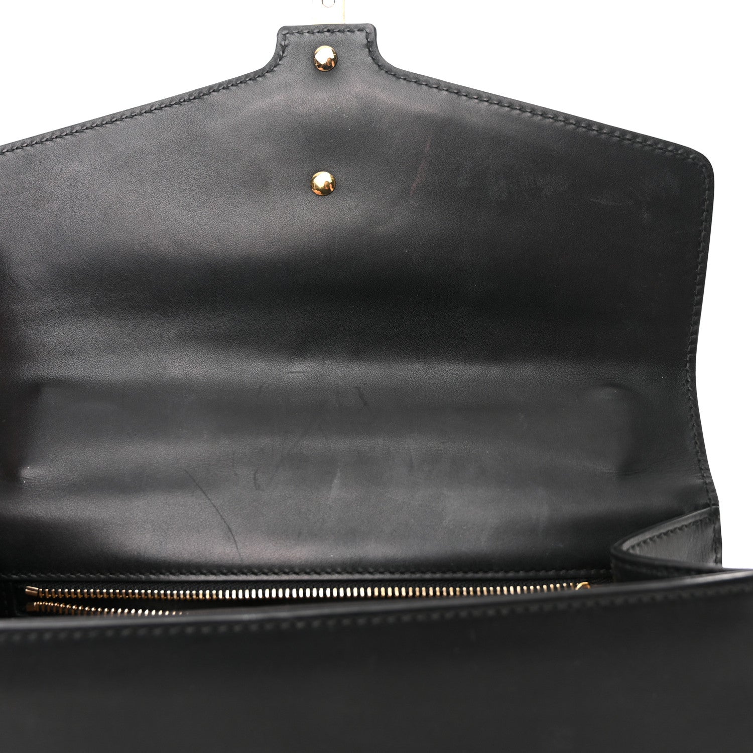 Gucci Calfskin Small Sylvie Shoulder Bag Black 12 of 16