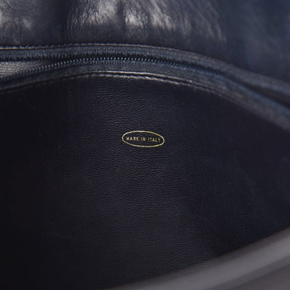 Chanel Lambskin Shopping Tote Navy 8 of 11