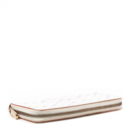 Louis Vuitton Monogram Multicolor Zippy Wallet White Eglantine 7 of 7