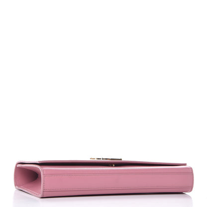 Saint Laurent Grain De Poudre Classic Monogram Cassandre Clutch Pink 4 of 8
