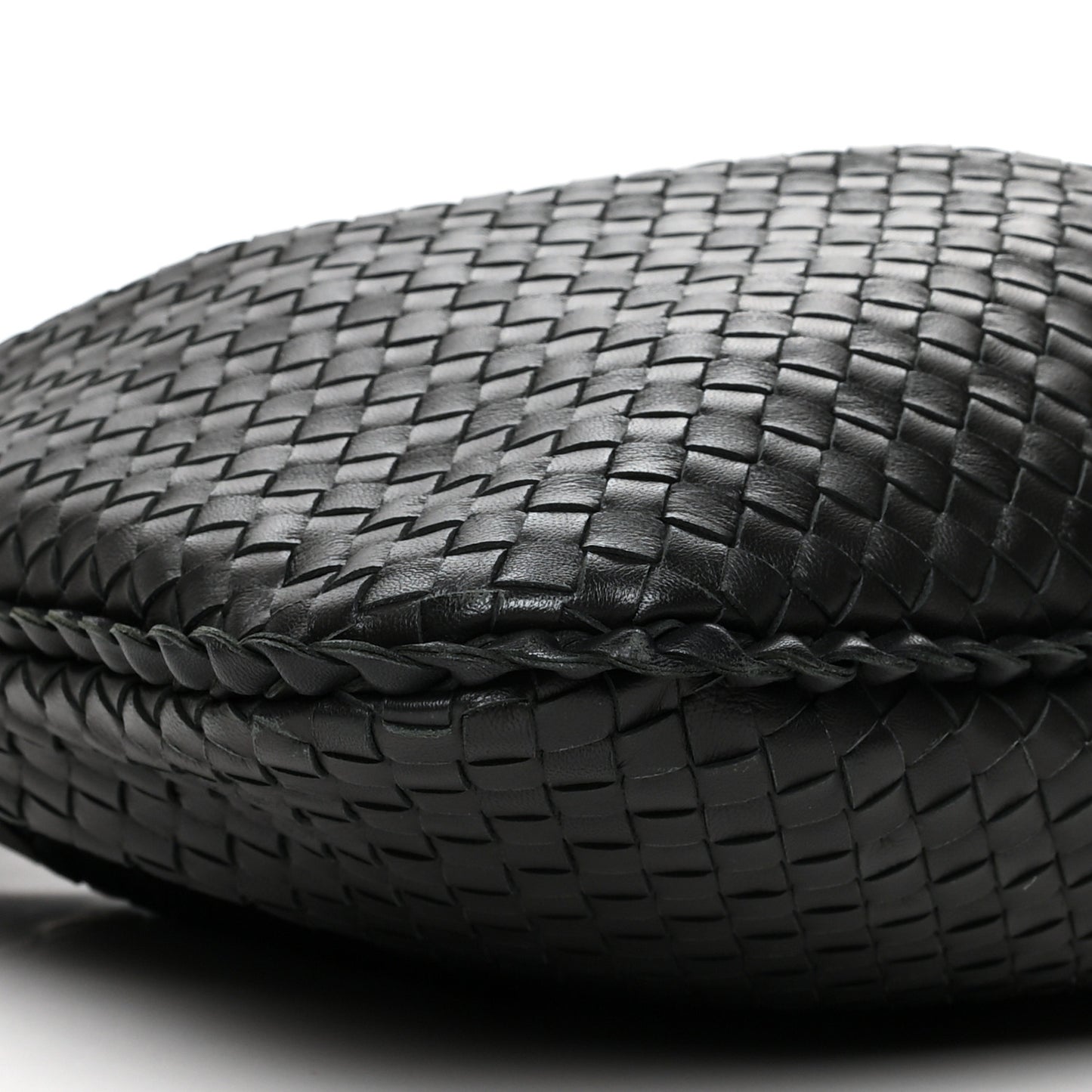 Nappa Intrecciato Large Veneta Hobo Black
