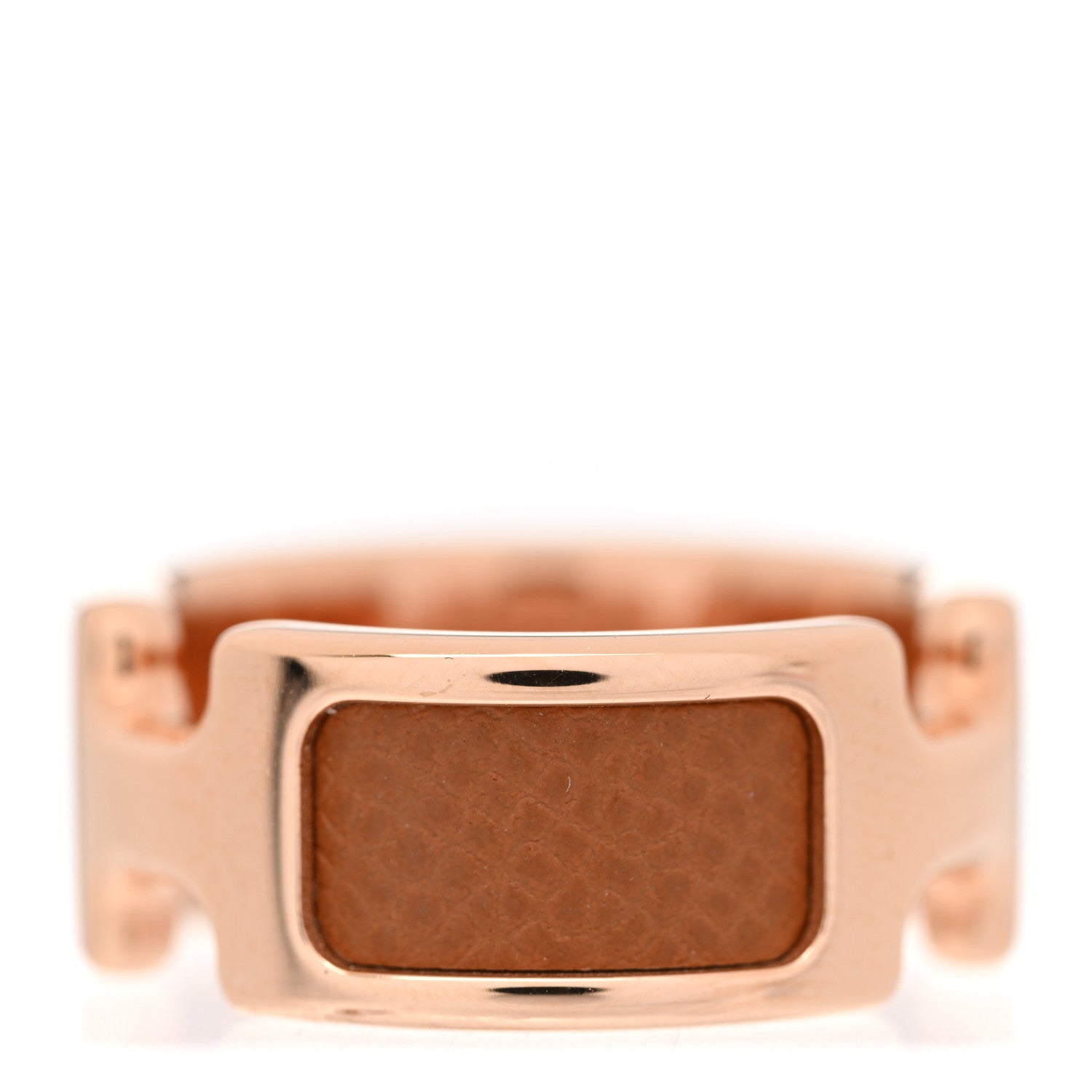 Hermes Madame Calfskin Olympe Ring M Gold 1 of 4