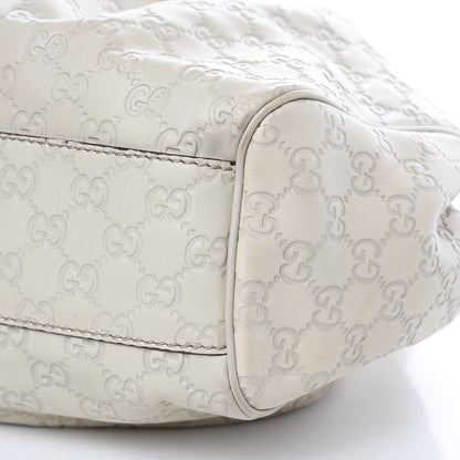 Gucci Guccissima Medium Sukey Tote Mystic White 9 of 14
