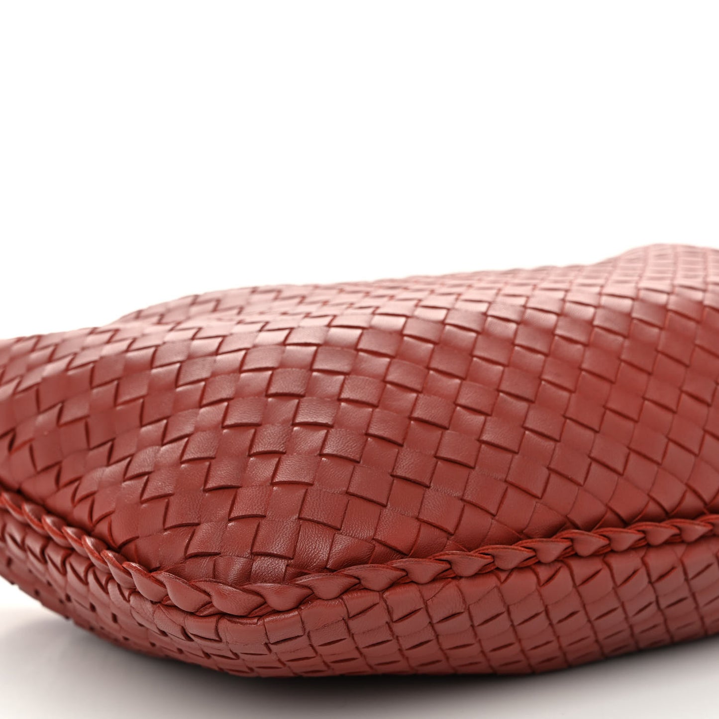 Nappa Intrecciato Medium Veneta Hobo Brique