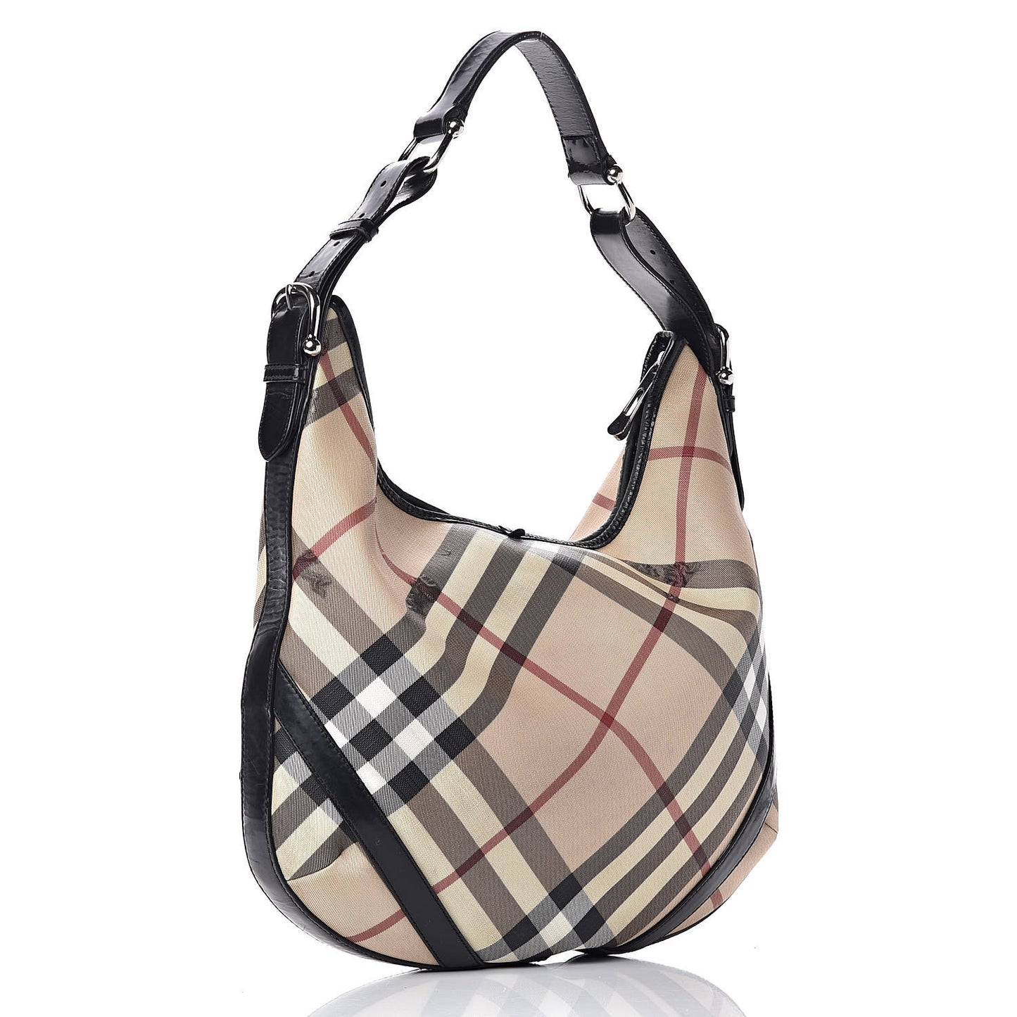 Supernova Check Large Larkin Hobo Black