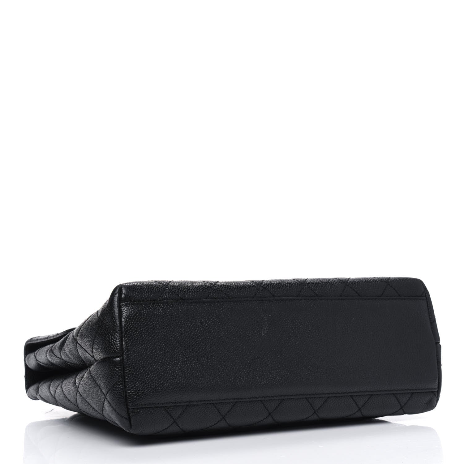 Chanel Caviar Quilted Jumbo Kelly Flap Black 3 of 7