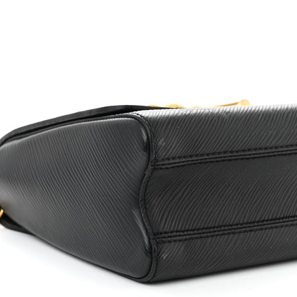 Louis Vuitton Epi Studded Sol Twist Shoulder Bag MM Black 8 of 11