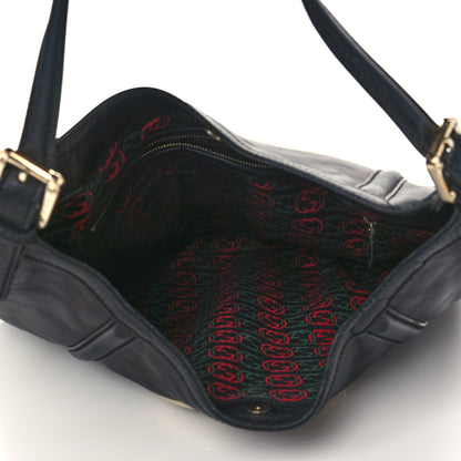 Gucci Calfskin Medium Britt Hobo Black 4 of 11