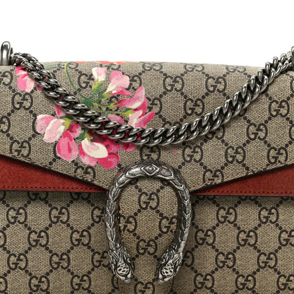 Gucci GG Supreme Monogram Blooms Small Dionysus Shoulder Bag Beige Multicolor Dry Rose 8 of 10