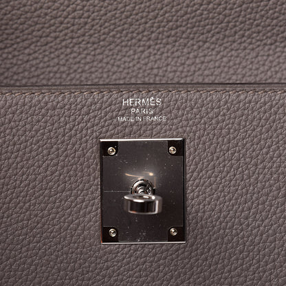 Hermes Togo Kelly Retourne 28 Etain 22 of 34
