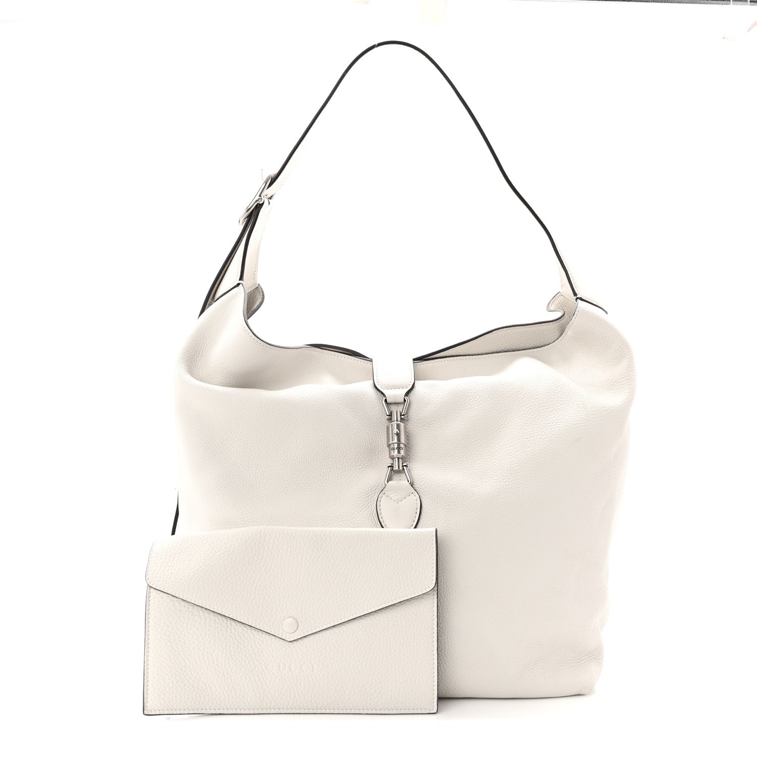 GUCCI ホワイト ボディバッグ Amazon.com: Gucci, Pre-Loved White Leather Ophidia Dome Shoulder