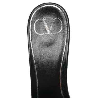 Valentino Garavani Kidskin Atelier 03 Rose Edition 90mm Slide Sandals 37 Black 7 of 7