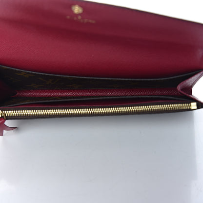 Louis Vuitton Monogram Emilie Wallet Fuchsia 5 of 9