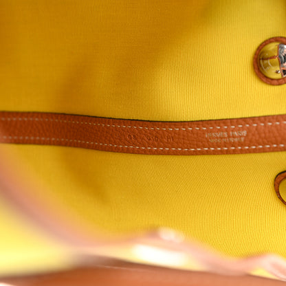 Hermes Toile Officier Negonda Garden Party 30 TPM Lime Toffee 8 of 8