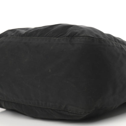 Prada Nylon Flat Messenger Bag Black 9 of 13