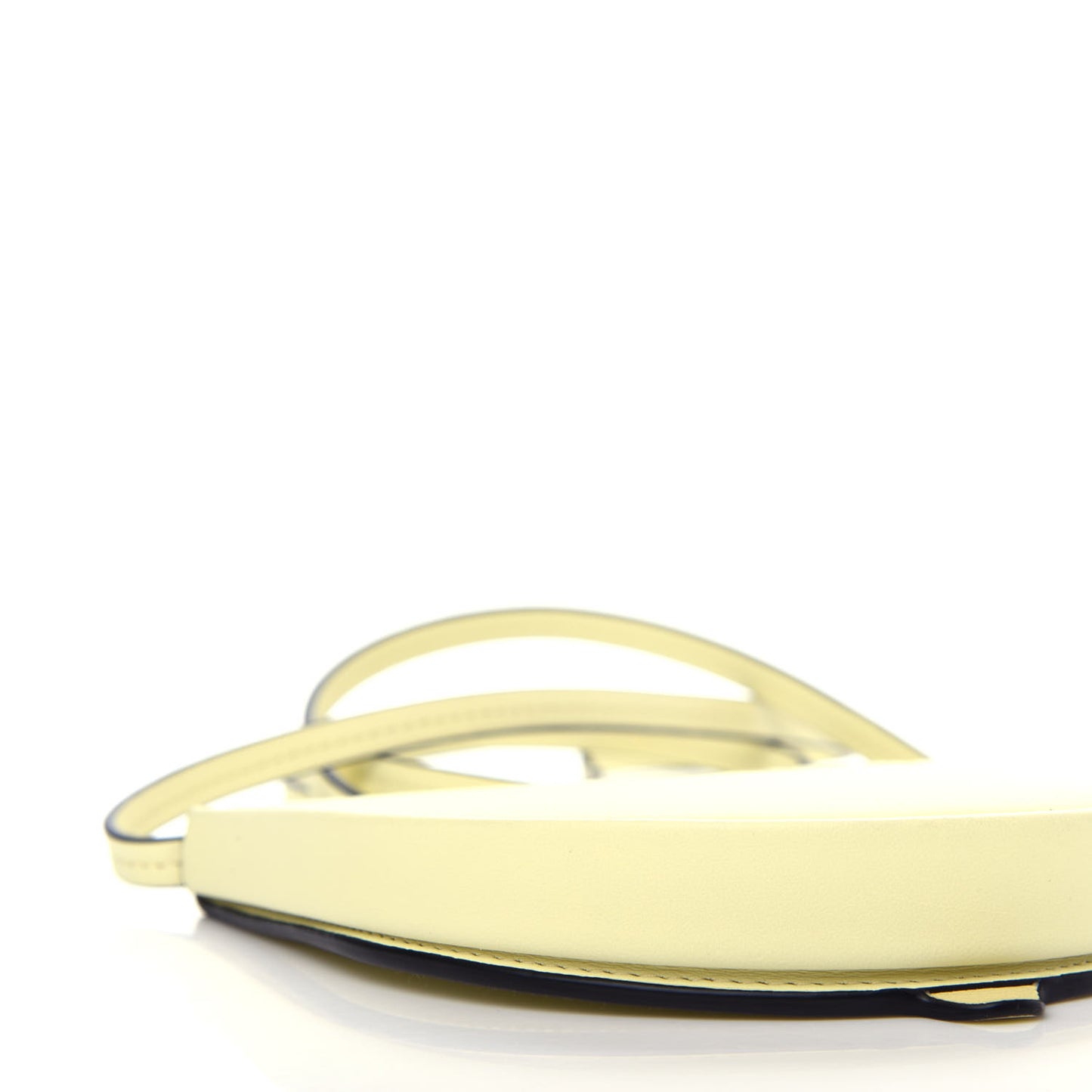 Soft Calfskin Small Heel Bag Pale Lime