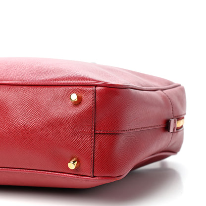 Prada Saffiano Lux Petite Bowler Fuoco 8 of 9